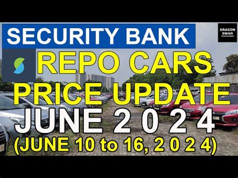 Security Bank Used and Repossessed Cars Jun 2024 .